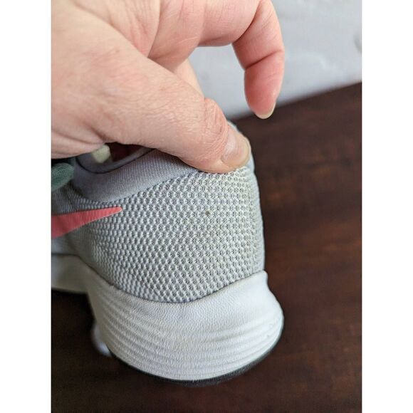 Nike Women's Revolution 4 Gray and Pink Running Shoes - Size 8 - Picture 5 of 9